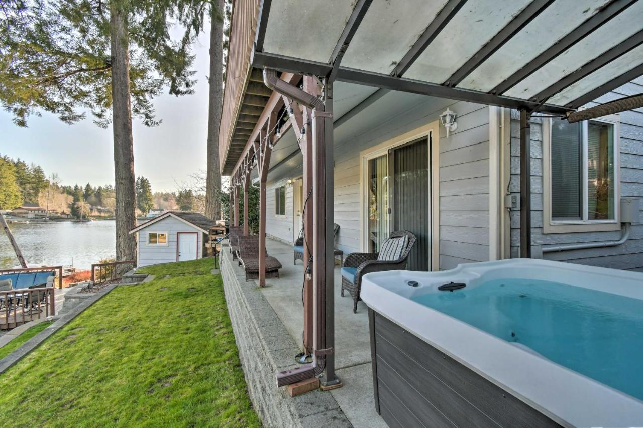 The Peacock House - Waterfront Home With Hot Tub! Olympia Kültér fotó