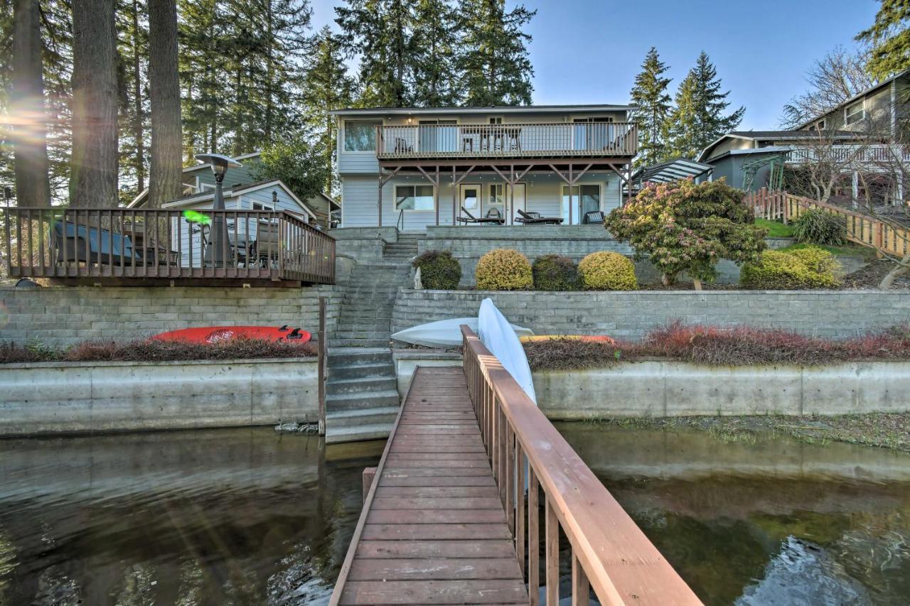 The Peacock House - Waterfront Home With Hot Tub! Olympia Kültér fotó